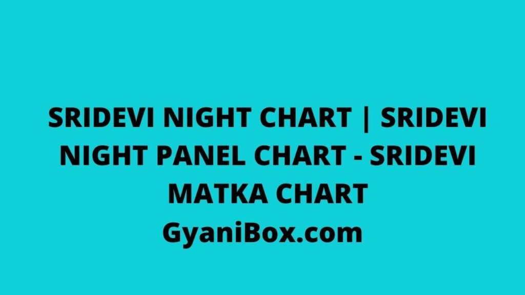 Sridevi night chart