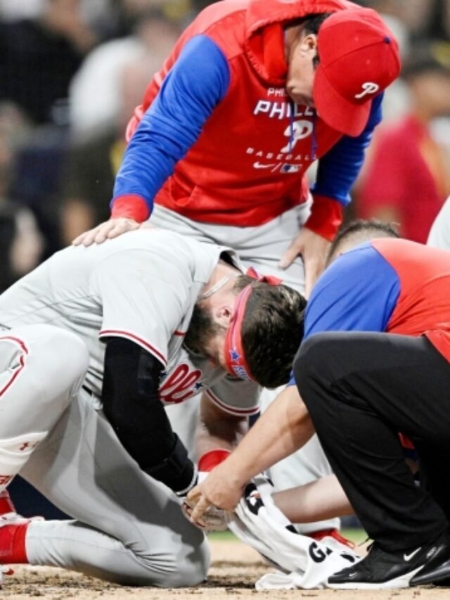 Bryce Harper suffered a fractured thumb indefinitely