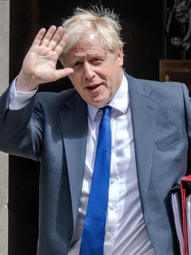 British Prime Minister Boris Johnson resigns