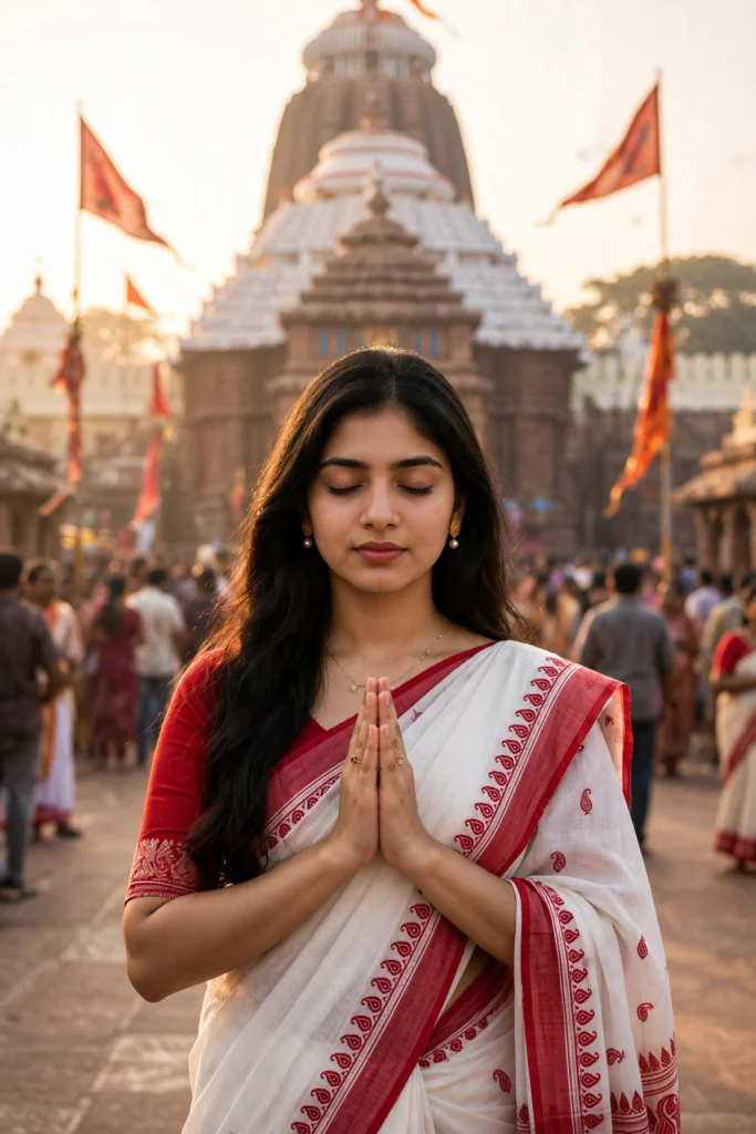 Temple Prompt for Girl Jagannath Temple – Devotional Prayer