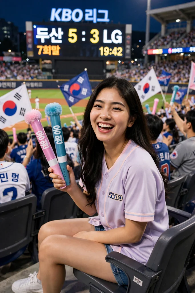 Rain Prompt for Girls Instagram Cheerful Baseball Fan Girl ai prompt