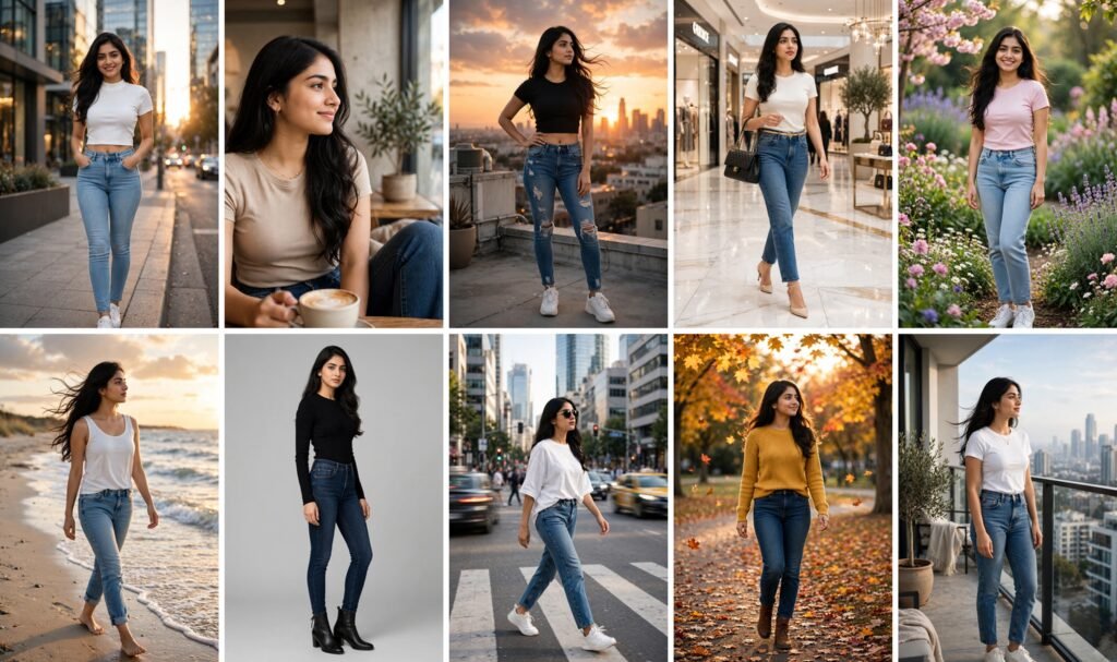 Jeans Top Prompt for Girl Jeans Top Prompt for Girl