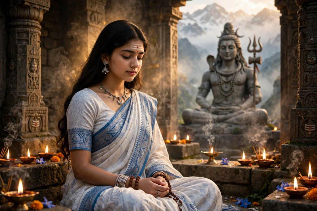 Lord Shiva Prompt for Girl Modern Girl With Shiva Energy ai prompt