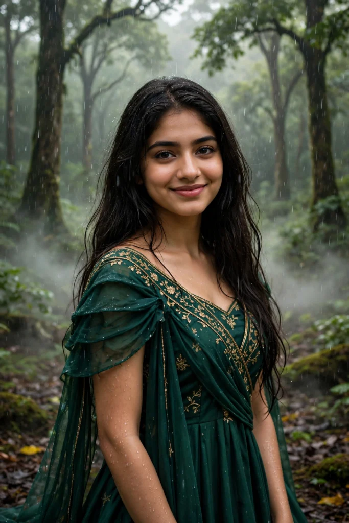 Rain Prompt for Girls Instagram Monsoon Princess ai prompt