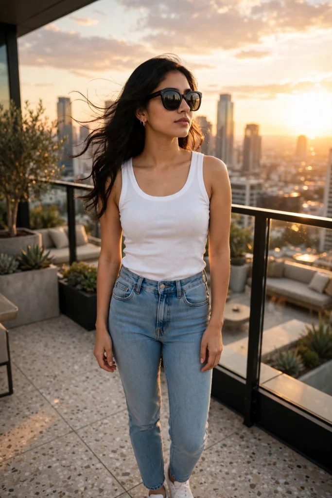 Chatgpt birthday prompts for girls Rooftop Sunset Fashion Shoot Ai Prompt