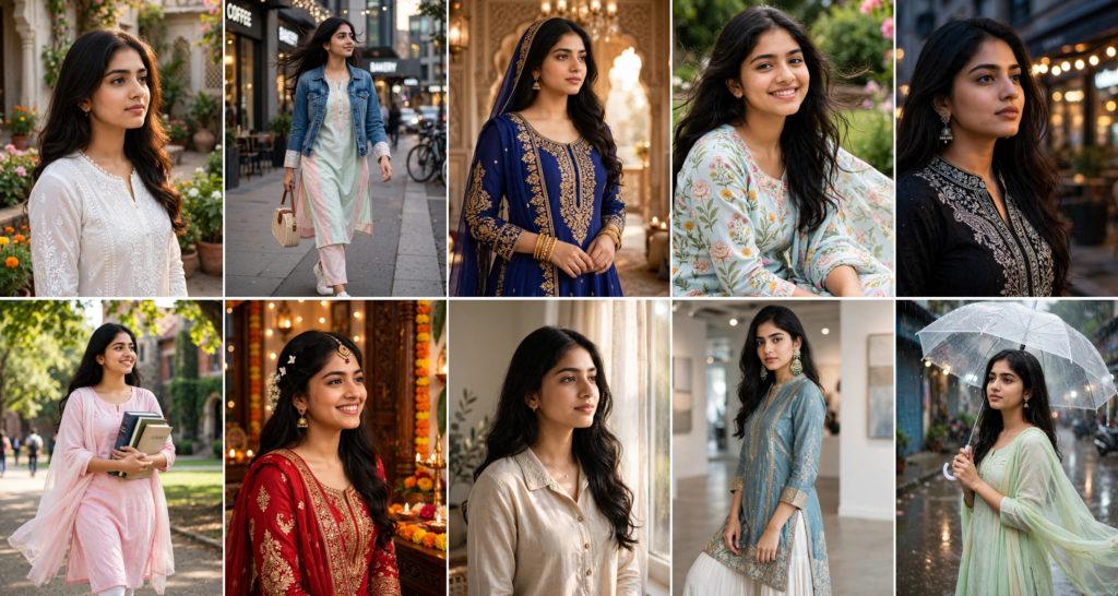Prompt for Gemini AI Girl Style Trending Kurti Prompts for Girls