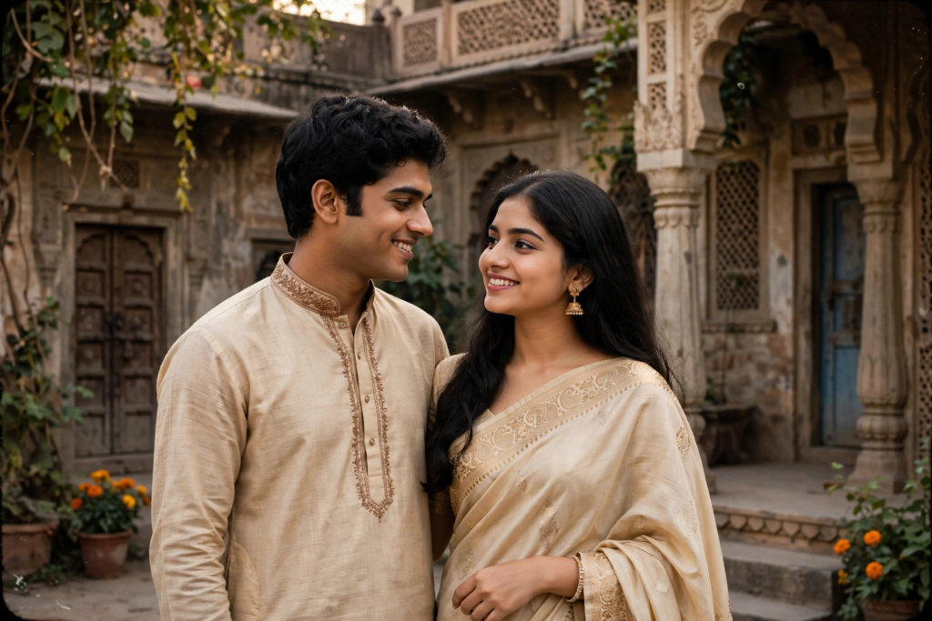 Couple Eyes Prompt ChatGPT Vintage Indian Couple Aesthetic ai prompt
