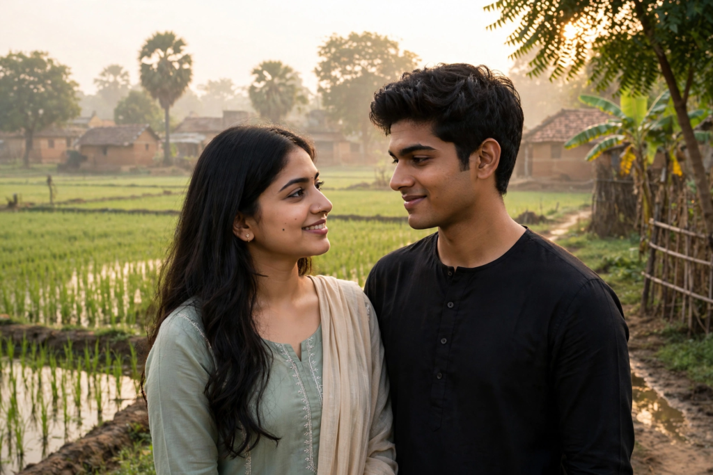 Couple Eyes Prompt ChatGPT Indian Village Couple Aesthetic ai prompt