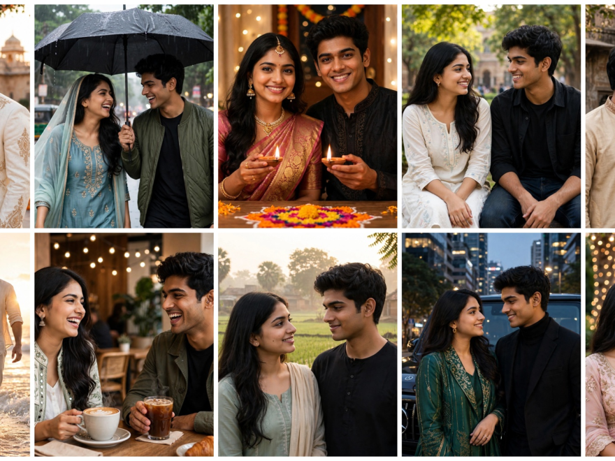 Aesthetic Prompt for Gemini AI Couple Aesthetic Prompt for Gemini AI Couple: Create Realistic Indian Couple Photos with AI