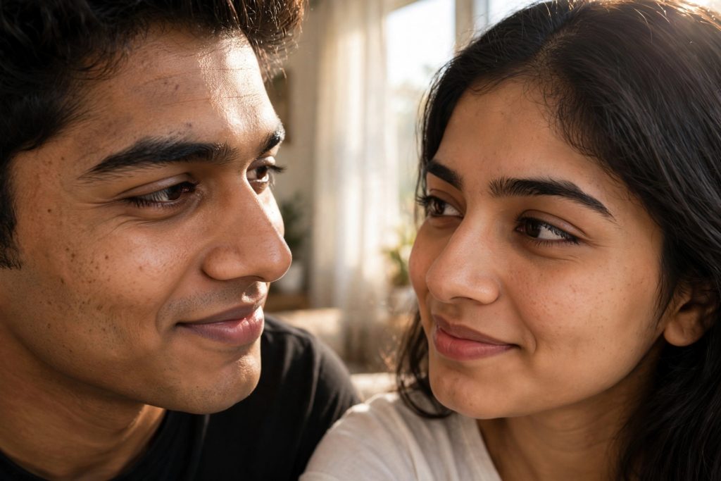 Couple Eyes Prompt ChatGPT Morning Window Light Couple Eyes Moment ai prompt