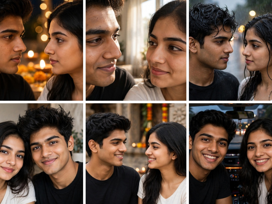 Couple Eyes Prompt ChatGPT Couple Eyes Prompt ChatGPT: 10 Realistic AI Photo Editing Prompts for Romantic Indian Couple Images
