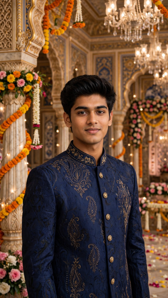 Couple Black Dress Prompt Royal Maharaja Birthday Look ai prompt