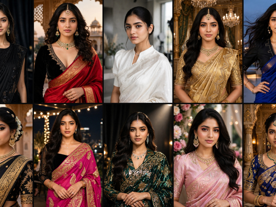 Bold Saree Prompt for Girls Bold Saree Prompt for Girls: 10 AI Image Prompts to Create Stylish Saree Looks