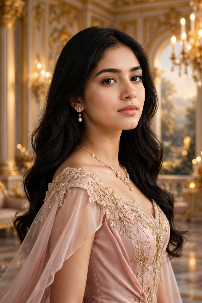 Prompt for Gemini AI Girl Style Beautiful Princess Style Portrait ai prompt