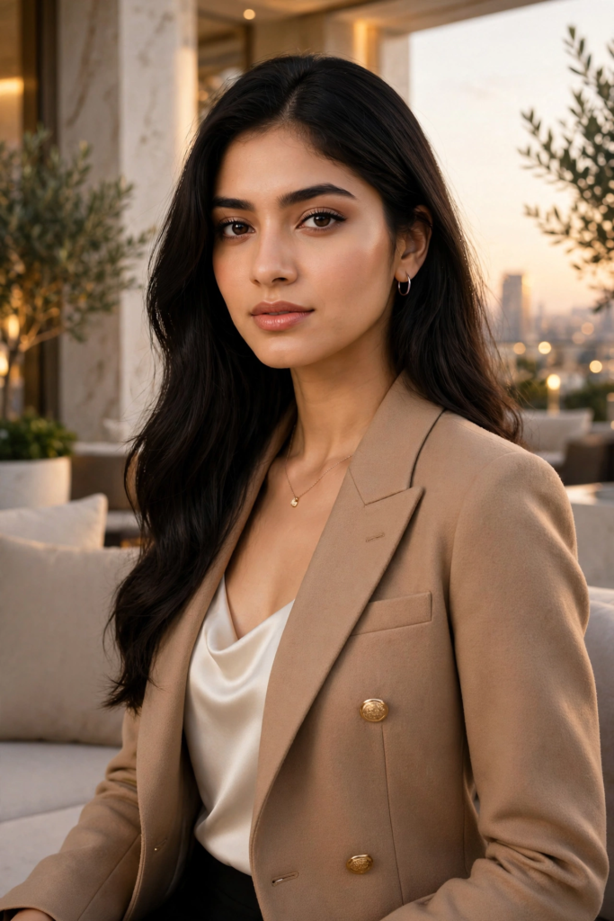 Prompt for Gemini AI Girl Style Elegant Luxury Girl Style ai prompt
