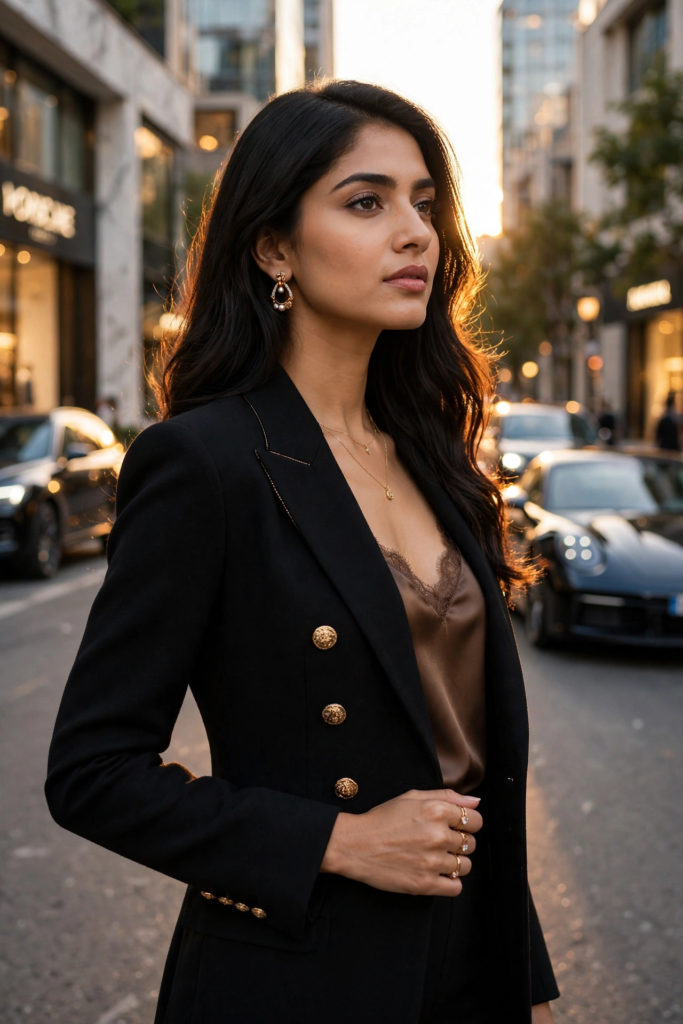 South Indian girl look prompt ChatGPT Luxury Fashion Model ai prompt