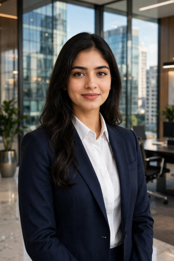 South Indian girl look prompt ChatGPT Business Professional ai prompt