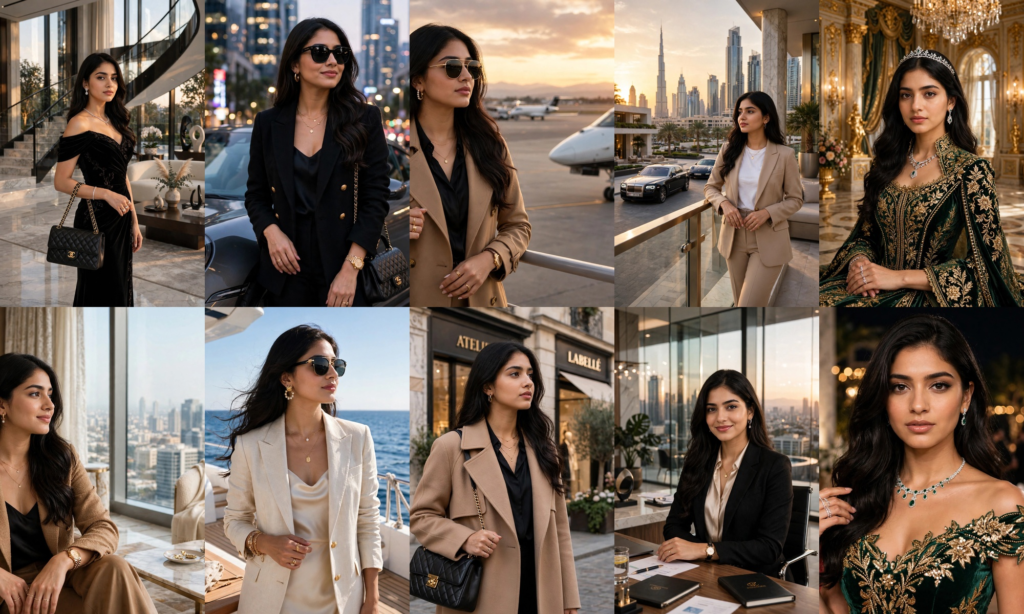 South Indian girl look prompt ChatGPT Gemini Luxury Lifestyle Prompts for Girls