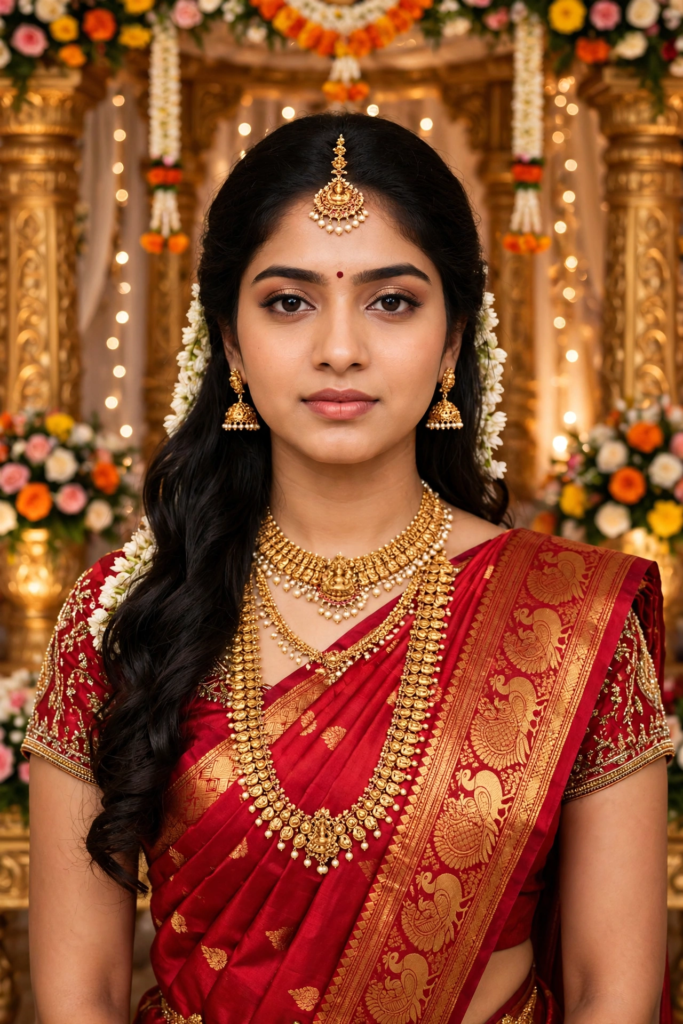 Underwater Prompt for Girls South Indian Wedding Bride Look ai prompt