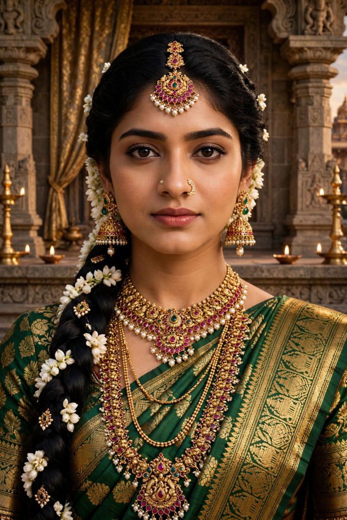 Underwater Prompt for Girls South Indian Princess Royal Look ai prompt