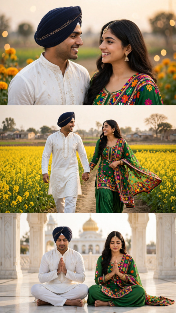 Punjabi Couple Prompt for Gemini AI Punjabi Journey Together ai prompt