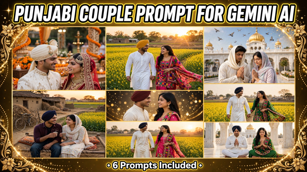 Punjabi Couple Prompt for Gemini AI punjabi couple prompt for gemini ai