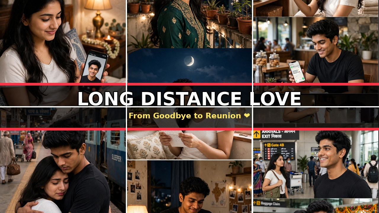 black and white couple photo prompt for Gemini Long Distance Relationship Couple Prompts for Realistic Indian Couple Photos